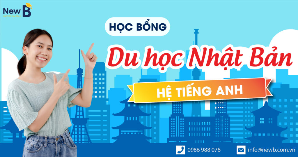 Học bổng du học nhật bản bằng tiếng anh