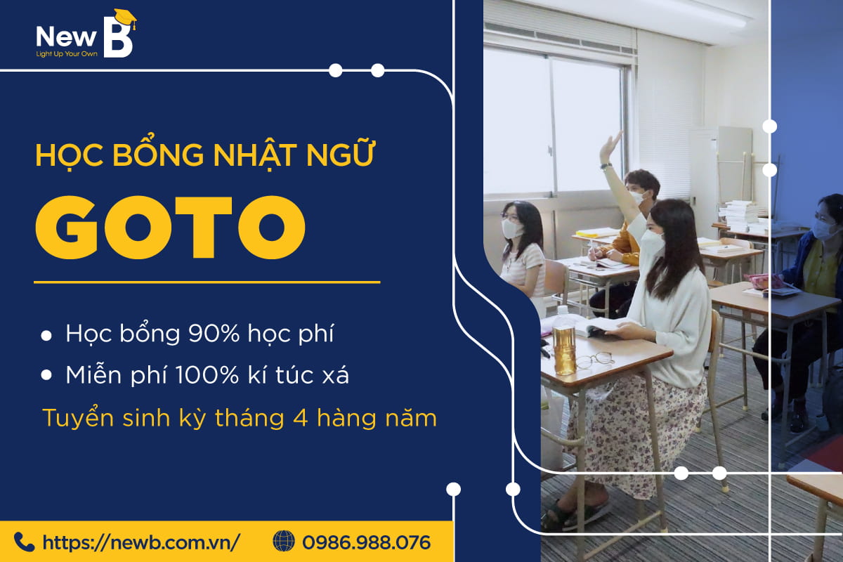 Học bổng Nhật ngữ GOTO | New B