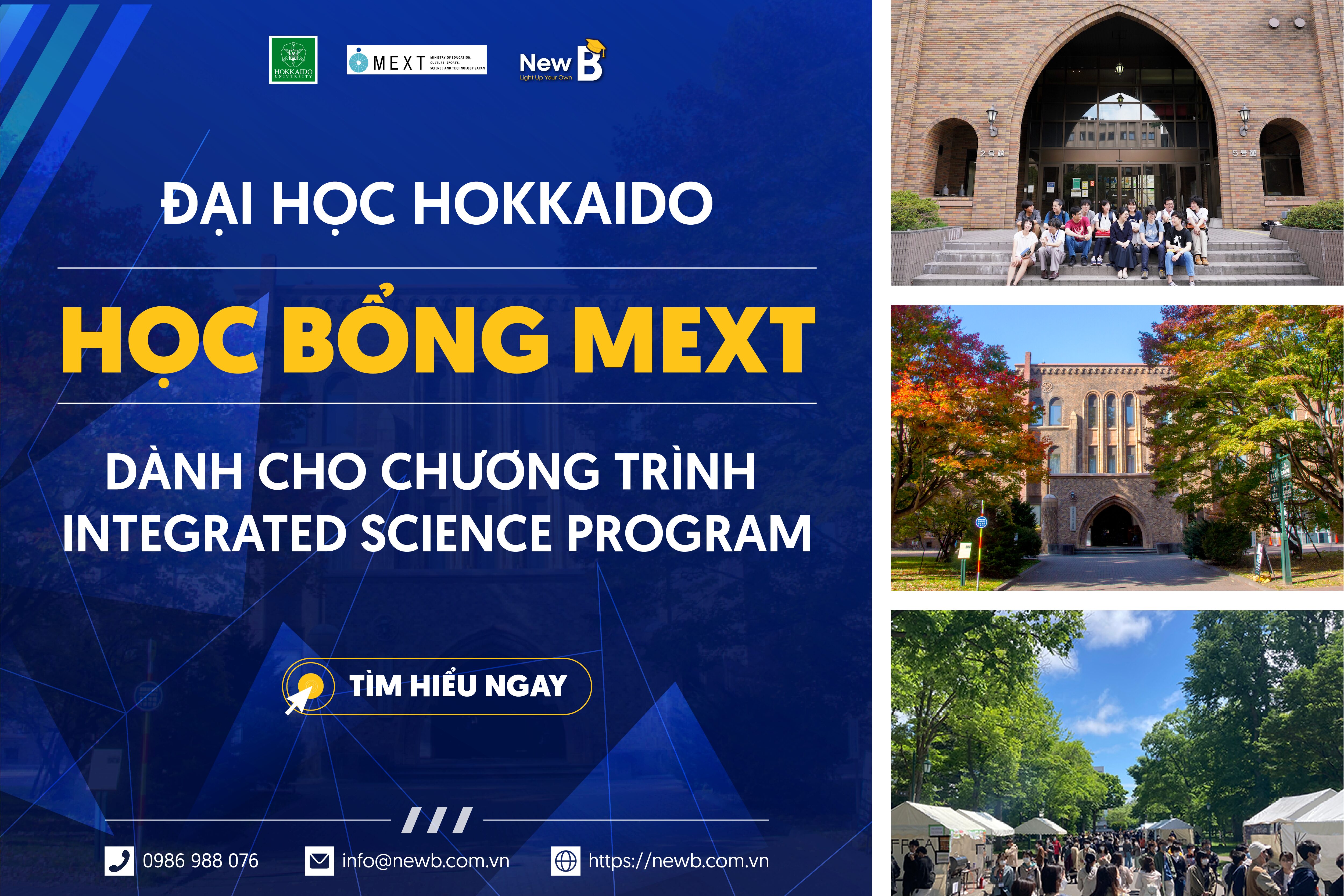 HỌC BỔNG MEXT ĐẠI HỌC HOKKAIDO