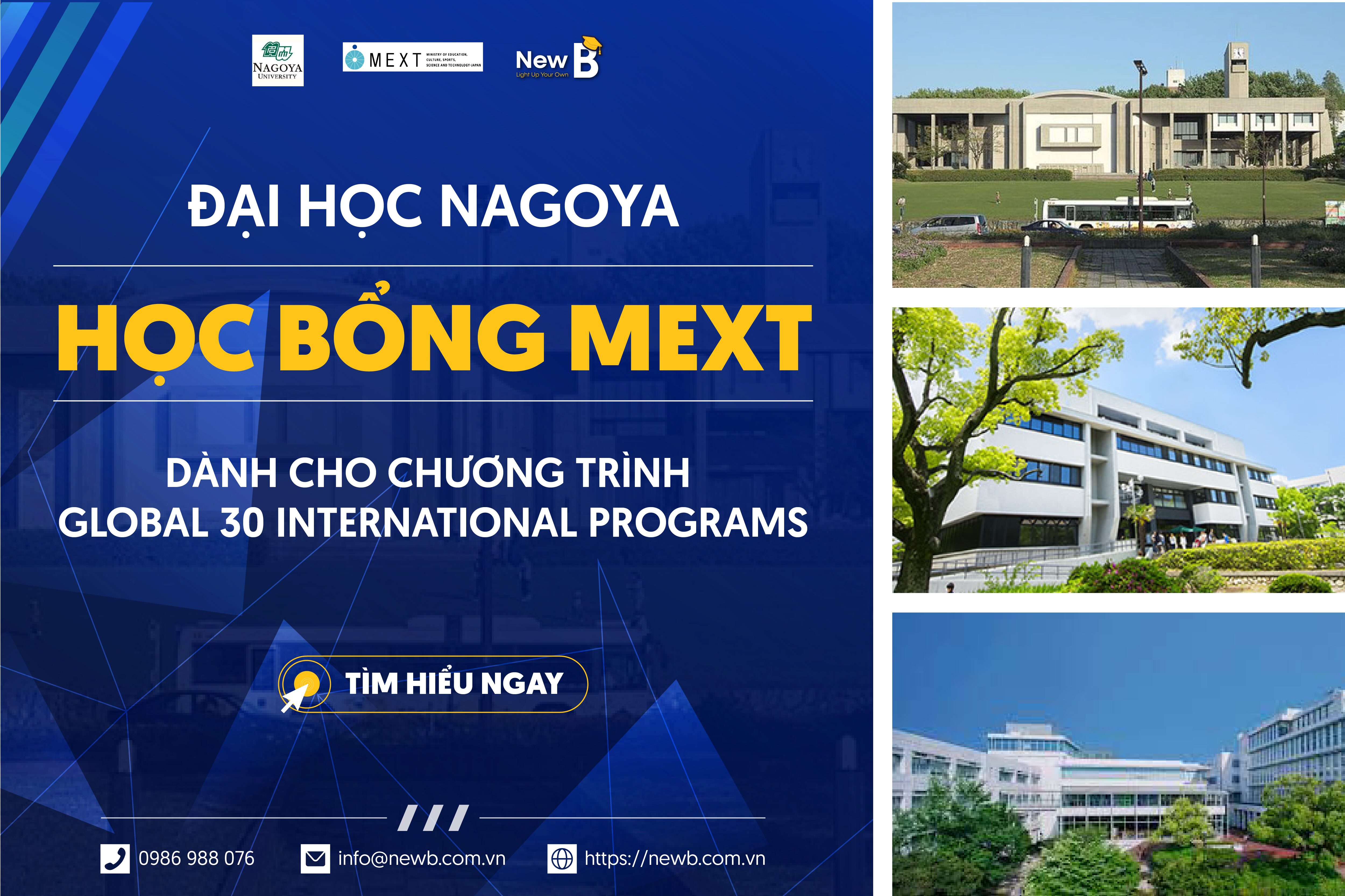 HỌC BỔNG MEXT ĐẠI HỌC NAGOYA