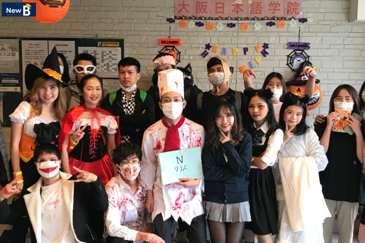 Trường Nhật ngữ Osaka tổ chức lễ Halloween cho học viên