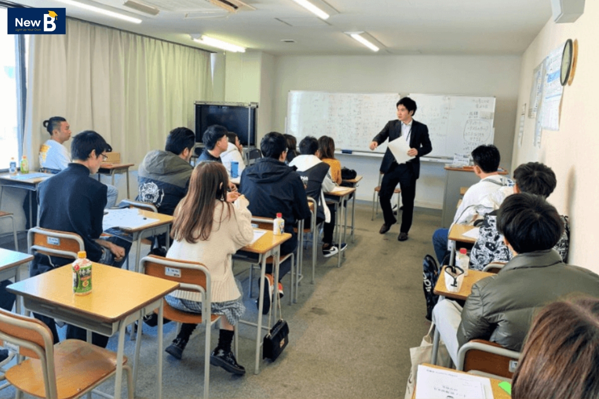 Lớp học của trường Nhật ngữ Manabi Tokyo