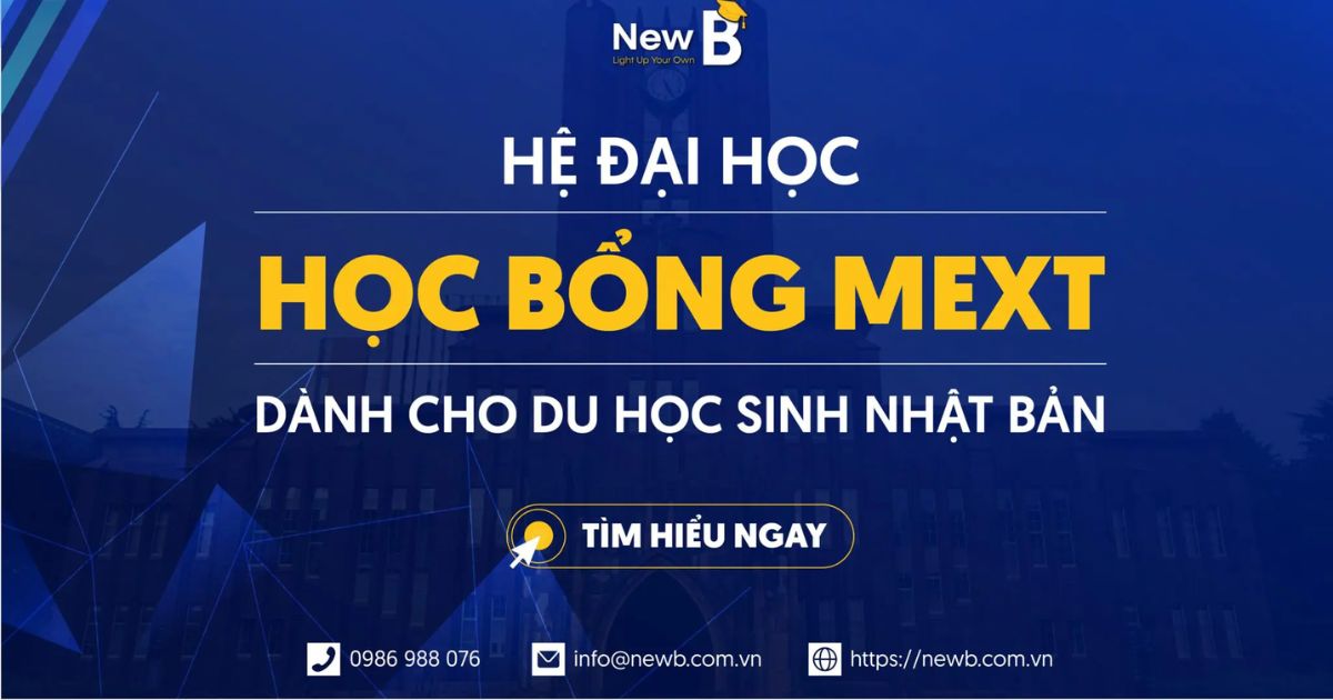 Học bổng MEXT tiếng Anh