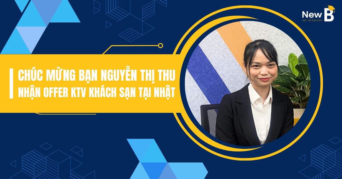 Thư mời offer vị trí KTV khách sạn tại Nhật của bạn Nguyễn Thị Thu