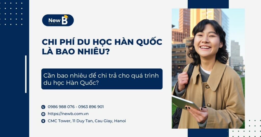 chi phi du hoc han quoc la bao nhieu