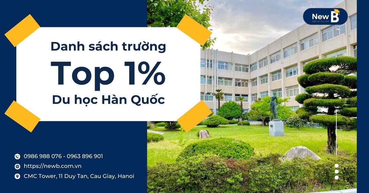 Danh sách trường Top 1% du học Hàn Quốc