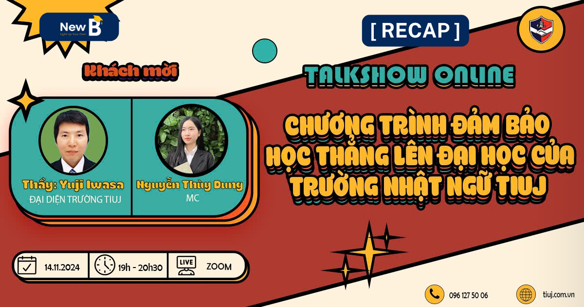 talkshow trường nhật ngữ tiuj