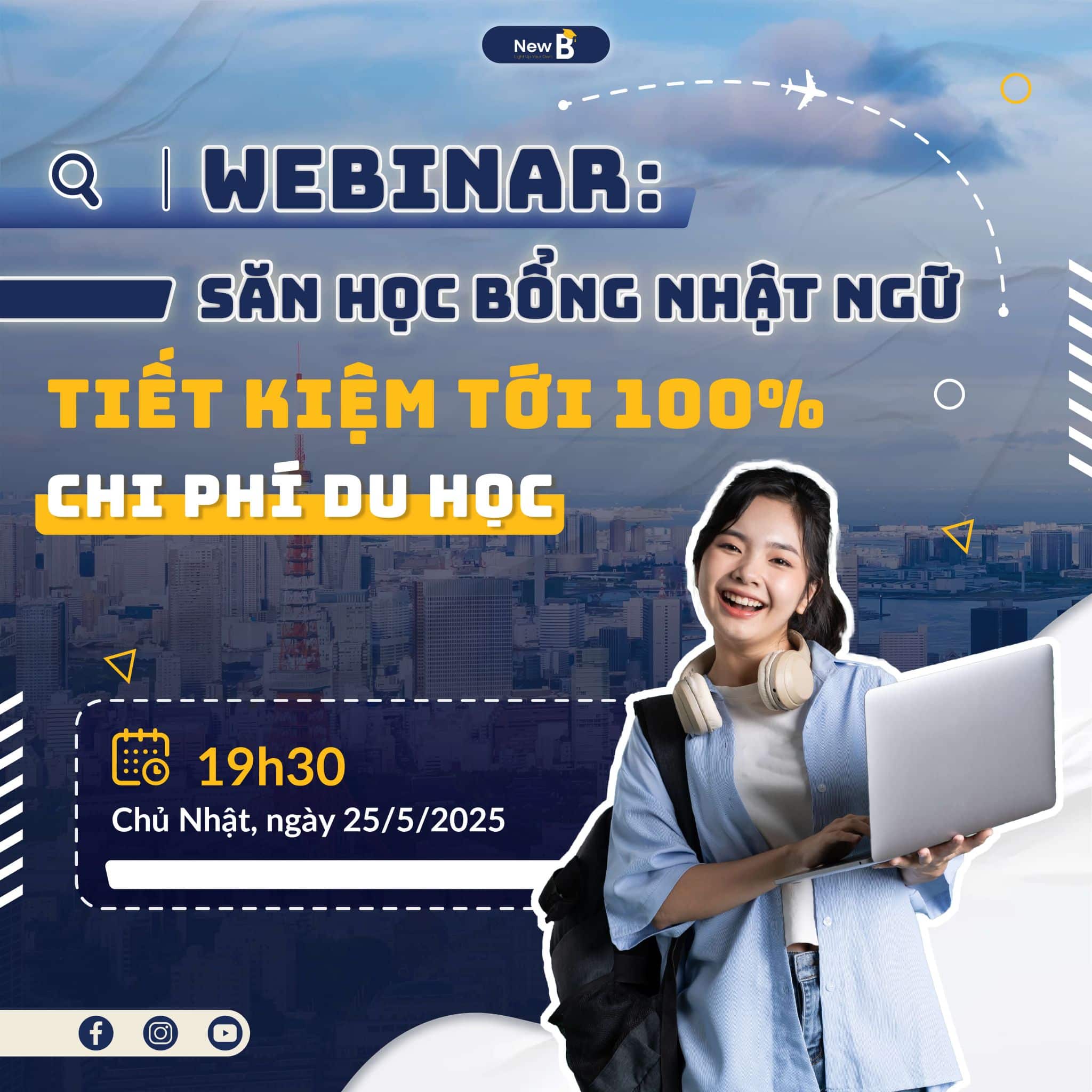 Hội thảo: Săn học bổng Nhật ngữ - Tiết kiệm tới 100% chi phí du học Hội thảo: Săn học bổng Nhật ngữ - Tiết kiệm tới 100% chi phí du học
