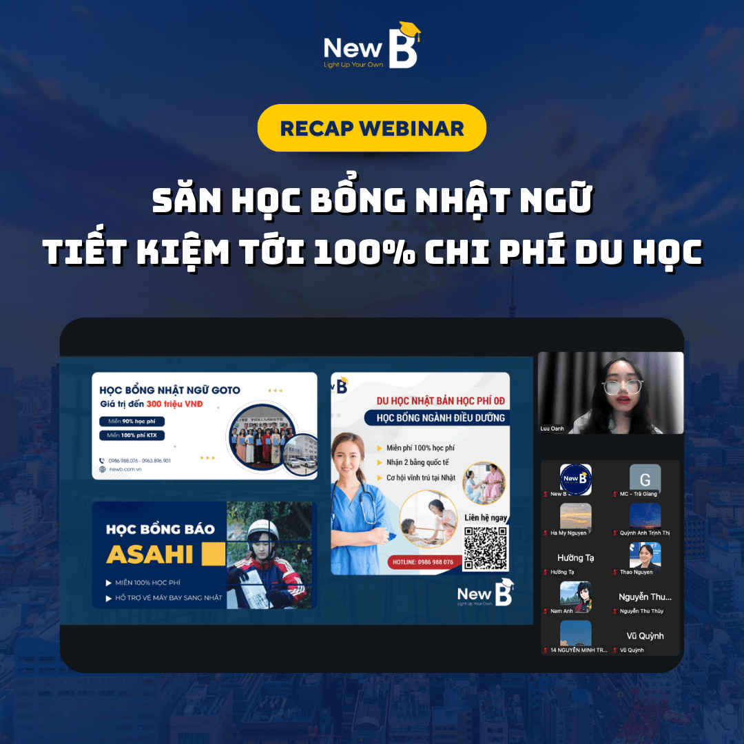 Danh sách các học bổng nhật ngữ tiết kiệm tới 100% chi phí du học